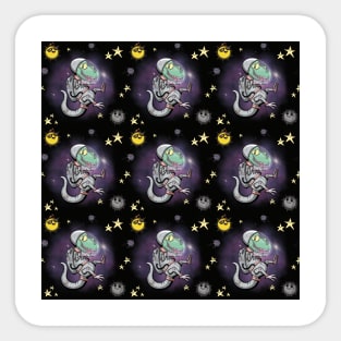 Space dino Sticker